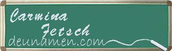Carmina Fetsch Visitenkarte